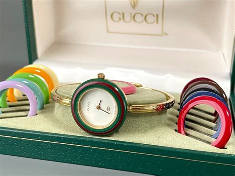 gucci bezel change watch